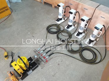 電動(dòng)同步集裝箱千斤頂