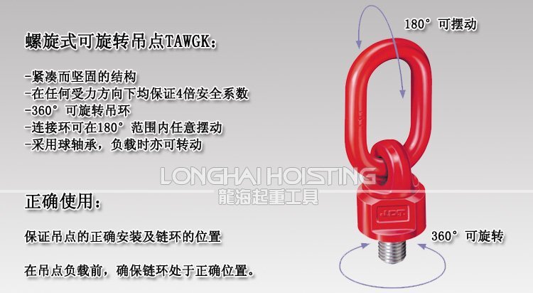 TAWGK可旋轉(zhuǎn)吊點(diǎn) TAWGK可旋轉(zhuǎn)吊點(diǎn)