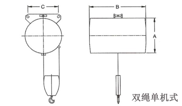 DONGSUNG氣動(dòng)平衡器220kg~560kg尺寸