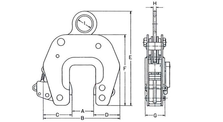 EC型無(wú)傷夾具尺寸