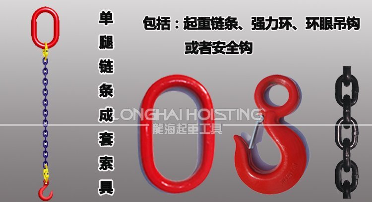 單腿鏈條成套索具 單腿鏈條成套索具