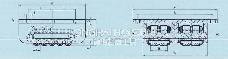德國borkey雙排輪履帶式搬運(yùn)小坦克尺寸圖