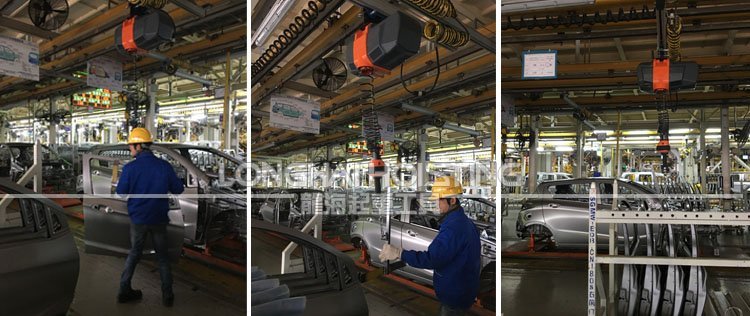 車門安裝智能提升機(jī)案例 車門安裝智能提升機(jī)案例