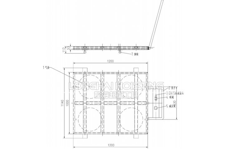 氣浮平板搬運(yùn)車尺寸