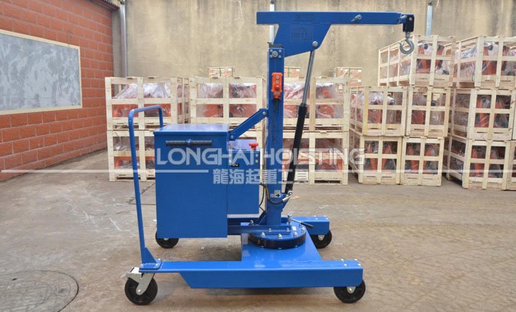 半電動旋轉(zhuǎn)液壓小吊車實物 半電動旋轉(zhuǎn)液壓小吊車實物