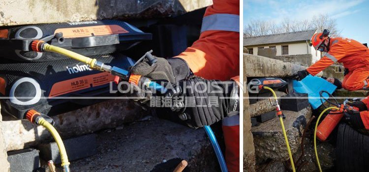荷馬特holmatro救援起重氣墊應用