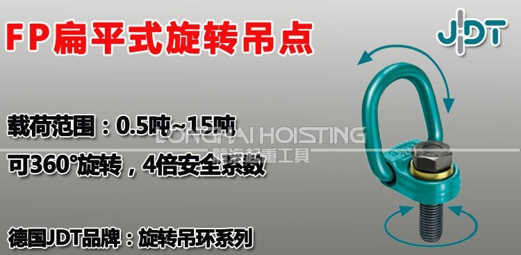 FP扁平旋轉(zhuǎn)吊點 FP扁平旋轉(zhuǎn)吊點