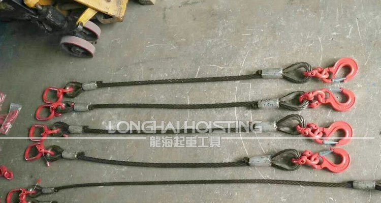 單肢鋼絲繩成套索具實(shí)物 單肢鋼絲繩成套索具實(shí)物