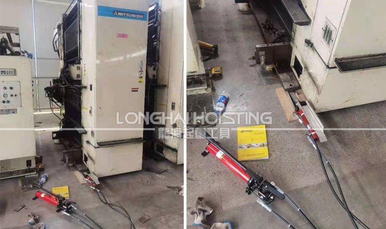 KP-35楔形千斤頂案例 精密設(shè)備安裝就位